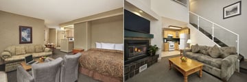 Lake Louise Inn, Studio One Queen and One Bedroom Condo with Loft