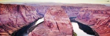 The Horseshoe Bend in Lake Powell