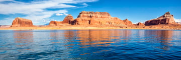 Panoramic view of Lake Powell