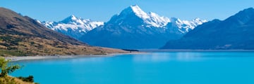 Lake Pukaki and Mt Cook