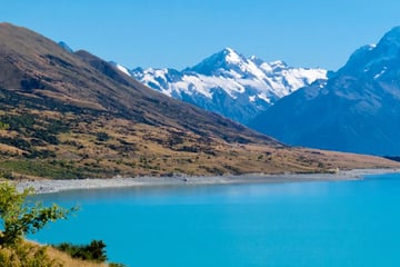 Lake Pukaki and Mt Cook