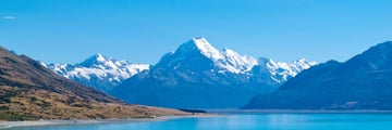 Lake Pukaki, Mt Cook