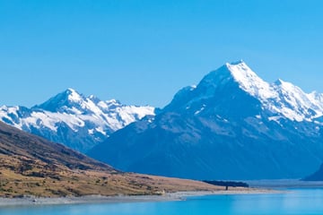 Lake Pukaki, Mt Cook