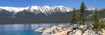 Beautiful scenery at Lake Tahoe