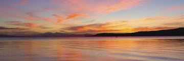 Sunset over Lake Taupo