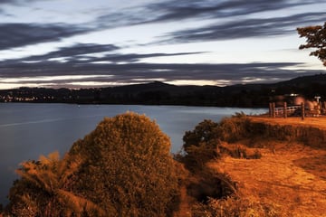 Lake Taupo at sunset