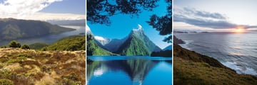 Lake Te Anau, Milford Sound & Views of the Tasman Sea