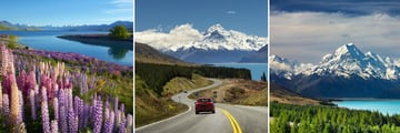 Lake Tekapo, Road to Mount Cook & Lake Pukaki vistas