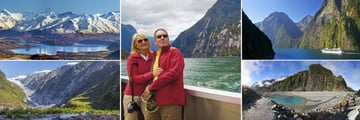 Lake Wanaka, Fransz Josef Glacier, Milford Sound Cruise & Fox Glacier, South Island