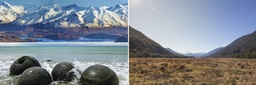Lake Wanaka, Mount Aspiring, Moeraki Boulders & Haast Pass