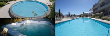 Lakeside Apartments, Wanaka, Children's Pool, Main Pool and Hot Tub