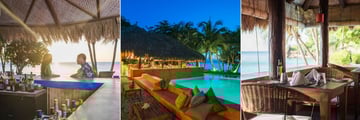 Laluna, Couple at Sunset Bar, Sunset Bar and Pool, Restaurant Overlooking Beach
