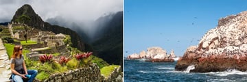 Misty views of Machu Picchu and gorgeous Ballestas Island