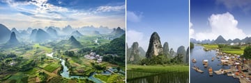 Landscapes of Guilin & The Li River