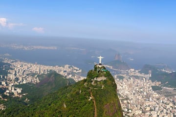 A panoramic view of Rio de Janeiro
