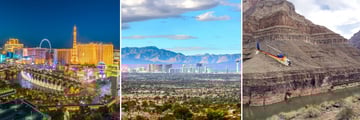 Las Vegas landscapes & Helicopter Tour over the Grand Canyon