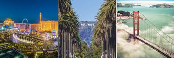 Las Vegas, Los Angeles & San Francisco