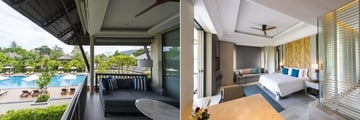 Layana Resort Koh Lanta, Terrace Suite Exterior and Bedroom