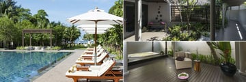 Layana Resort Koh Lanta, Wellness Pool, Linger Longer Spa Courtyard and Hydro Massage Pool