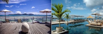 Le Domaine de L'Orangeraie, Seafront and Pool Area