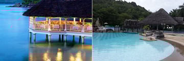Le Domaine de La Reserve, L'Obrizan Restaurant and Willam Bar & Pool Grill
