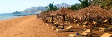 The Beach at Le Meridien Al Aqah Beach Resort