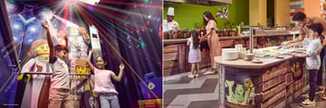 LEGOLAND® Hotel Dubai disco elevator and restaurant