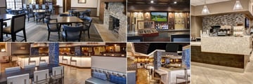Lexington Griffin Gate Marriott Resort & Spa, (clockwise from top left): 19th Hole Bar, 19th Hole Bar, Starbucks, JW's Bar and JW's Lounge