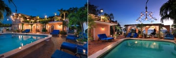 Main Pool at Night at Little Arches Boutique Hotel