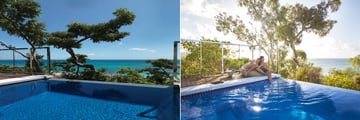 Ocean View Plunge Pool Villa Pools at Lizard Island Resort