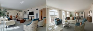 Loews Portofino Bay Hotel at Universal Orlando, Hospitality Parlour Suite and Villa Parlour Suite