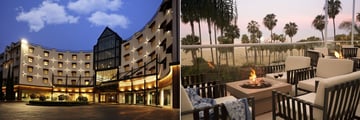 Loews Santa Monica Beach Hotel, Exterior and Fire Pit
