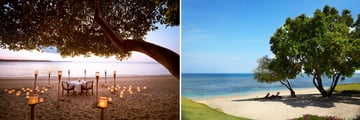 Private Beachside Dinining in lombok, Private Medana Beach