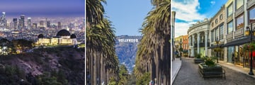 The sights of Los Angeles, California