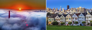 Golden Gate Bridge & Cityscape views in San Francisco