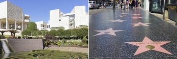 Getty Center and the Walk of Fame