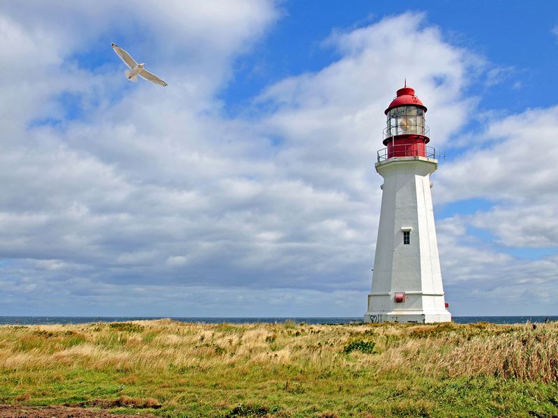 Low Point Lighthouse, Sydney Harbour, Nova Scotia