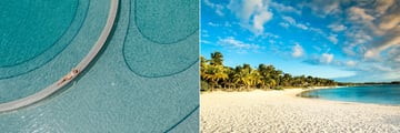 LUX* Belle Mare pool and beach