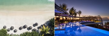 LUX* Grand Baie beach and bar