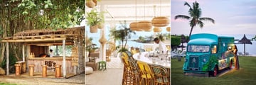 LUX Grand Gaube, BB's Burger Shack, Palm Court Bar and French Kiss Bar