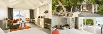 Pool Villa and Lagoon Pavilion Cottages at LUX South Ari Atoll 