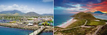 Basseterre Town in Nevis