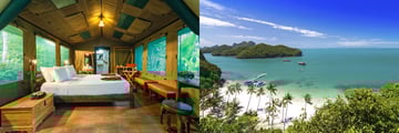 Luxury Tent at Elephant Hills and stunning Koh Samui Beach