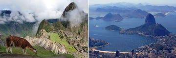 Machu Picchu Alpacas, Peru & Rio de Janeiro, Brazil