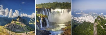 Machu Picchu, Iguassu Falls and Rio de Janeiro