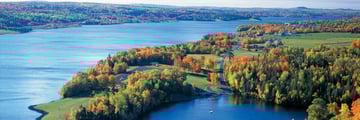 Mactaquac in the autumn in New Brunswick