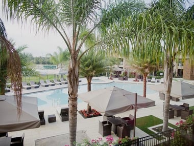 Magic Village Resort pool area