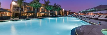 Magic Village Resort, Pool at Night