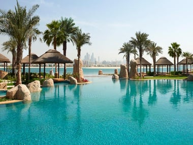 Main pool at Sofitel The Palm Apartments