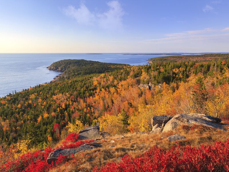 Maine in the fall